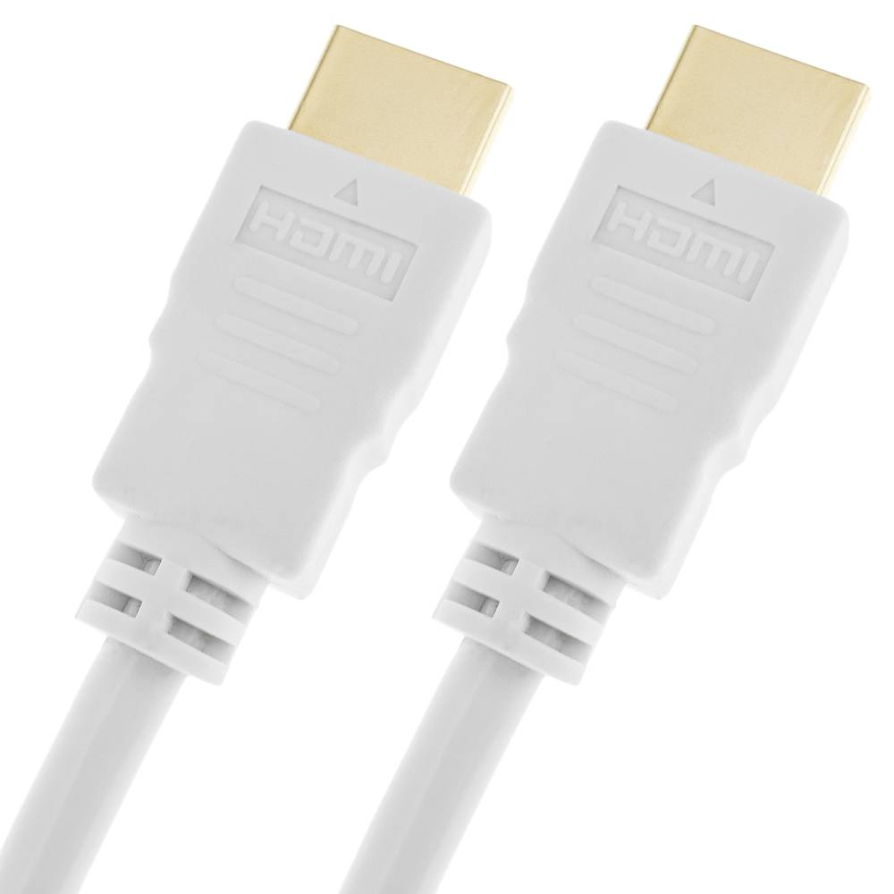 Cable HDMI 1.4 amb connector tipus A mascle a connector tipus A mascle de 2m blanc