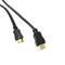 HDMI 1.4 A-kabel van HDMI-A male naar HDMI-C male 1 m