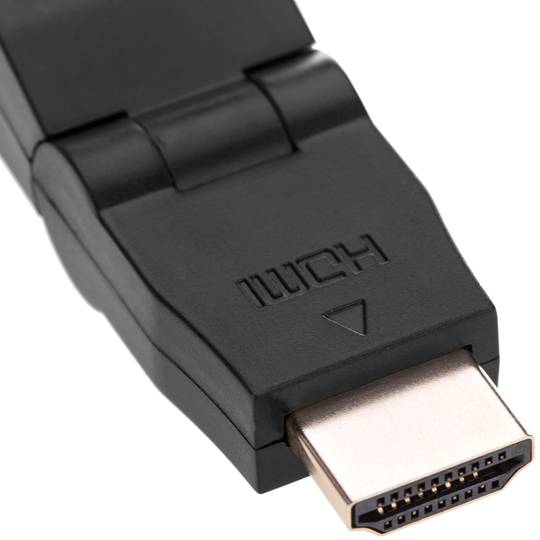 HDMI-A maschio a HDMI-A 2 m maschio con rotazione di 180 gradi