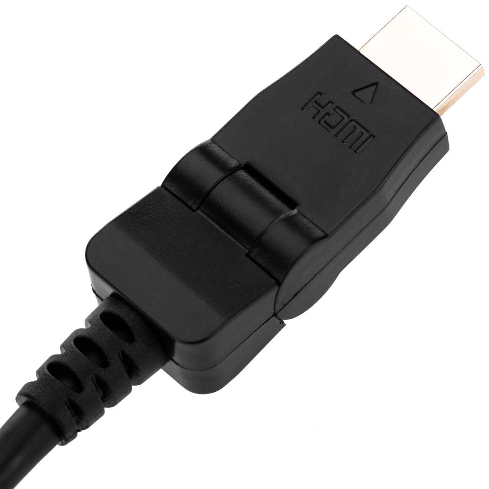 HDMI-A maschio a HDMI-A 2 m maschio con rotazione di 180 gradi
