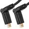 Kabel HDMI-A mannelijk naar HDMI-A mannelijk 3 m met 180 graden rotatie
