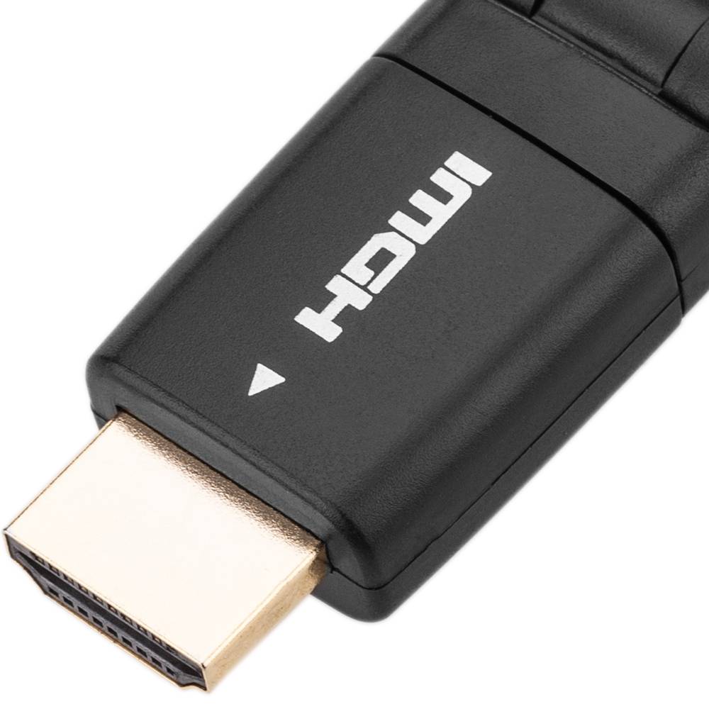 Kabel HDMI-A mannelijk naar HDMI-A mannelijk 3 m met 180 graden rotatie