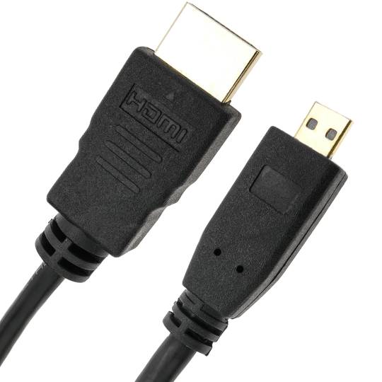 Câble HDMI type A 1.4 mâle vers HDMI mâle type D 5 m