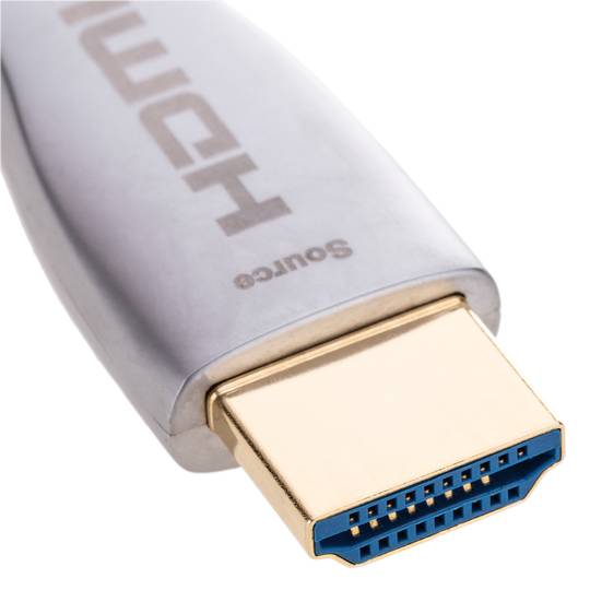 Cable de vídeo HDMI 2.0 mascle Ultra HD 4K actiu per fibra òptica de 70m