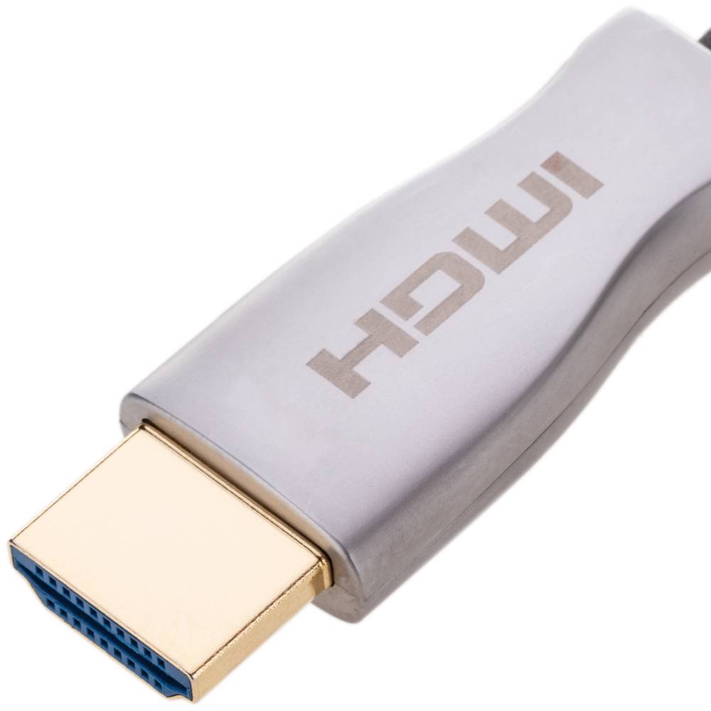 Cable de vídeo HDMI 2.0 mascle Ultra HD 4K actiu per fibra òptica de 70m