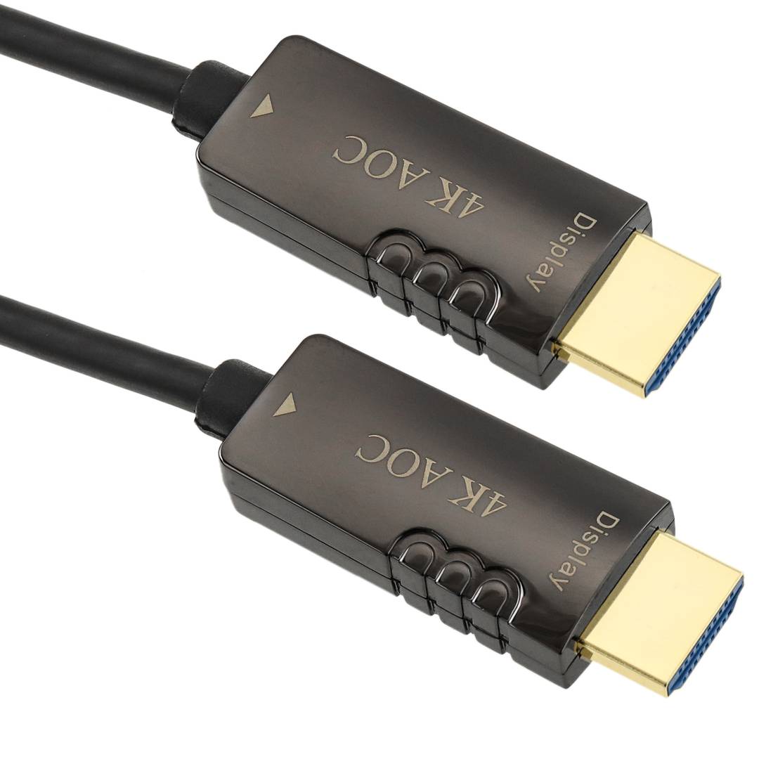 Cable de vídeo HDMI 2.0 macho Ultra HD 4K activo por fibra óptica de 100m -  Cablematic