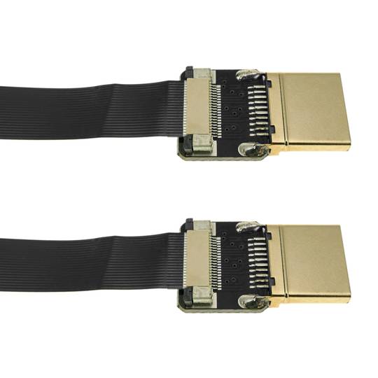 Płaski kabel wideo HDMI FPV 50 cm A-męski na A-męski