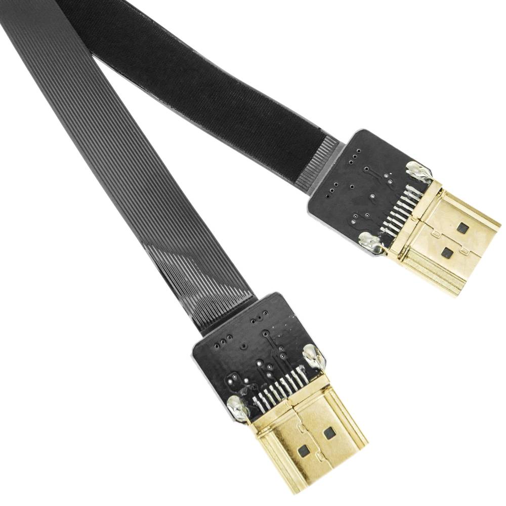 Flat HDMI video cable FPV 50 cm A-male to A-male