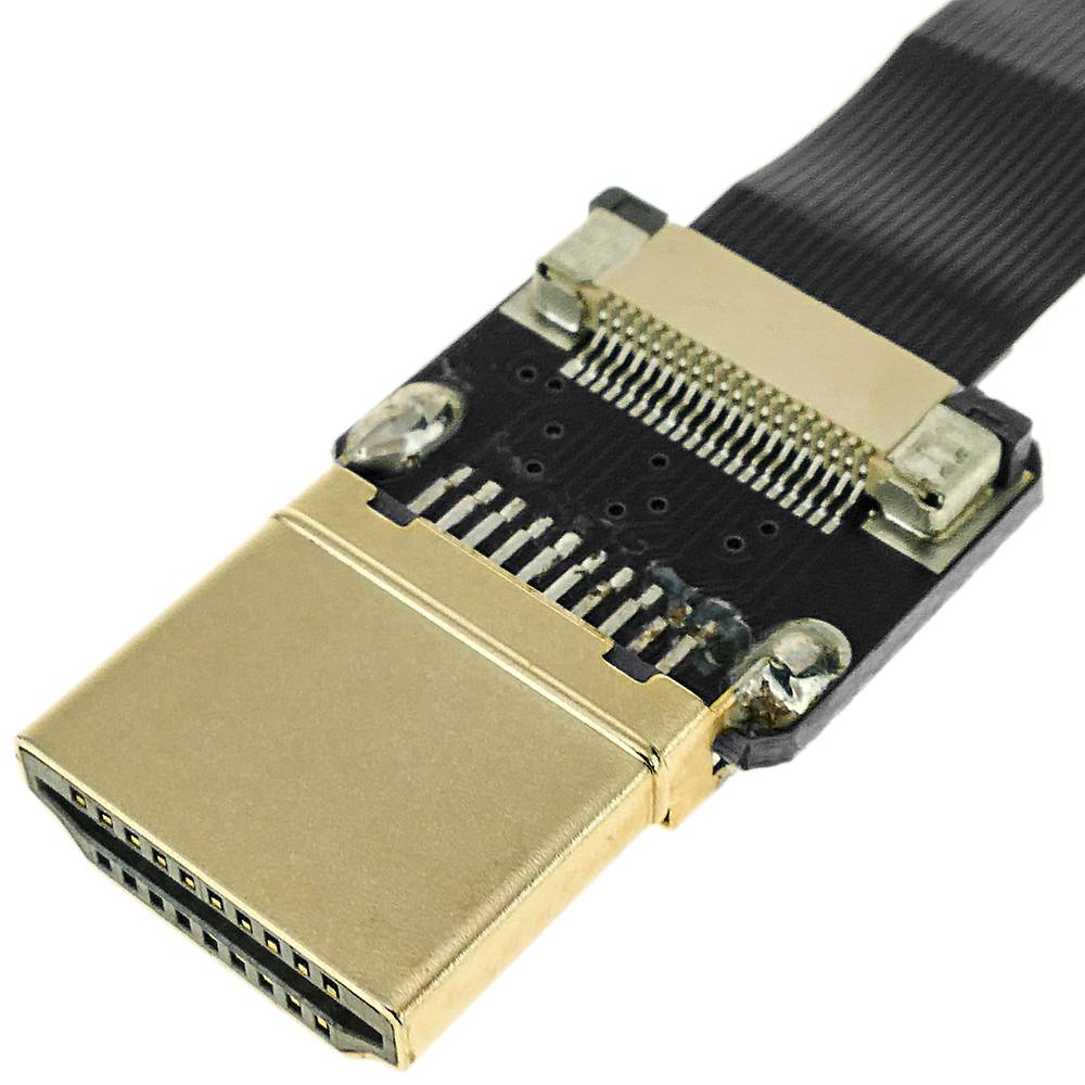 Cavo video piatto HDMI FPV 20 cm da A-maschio a A-femmina
