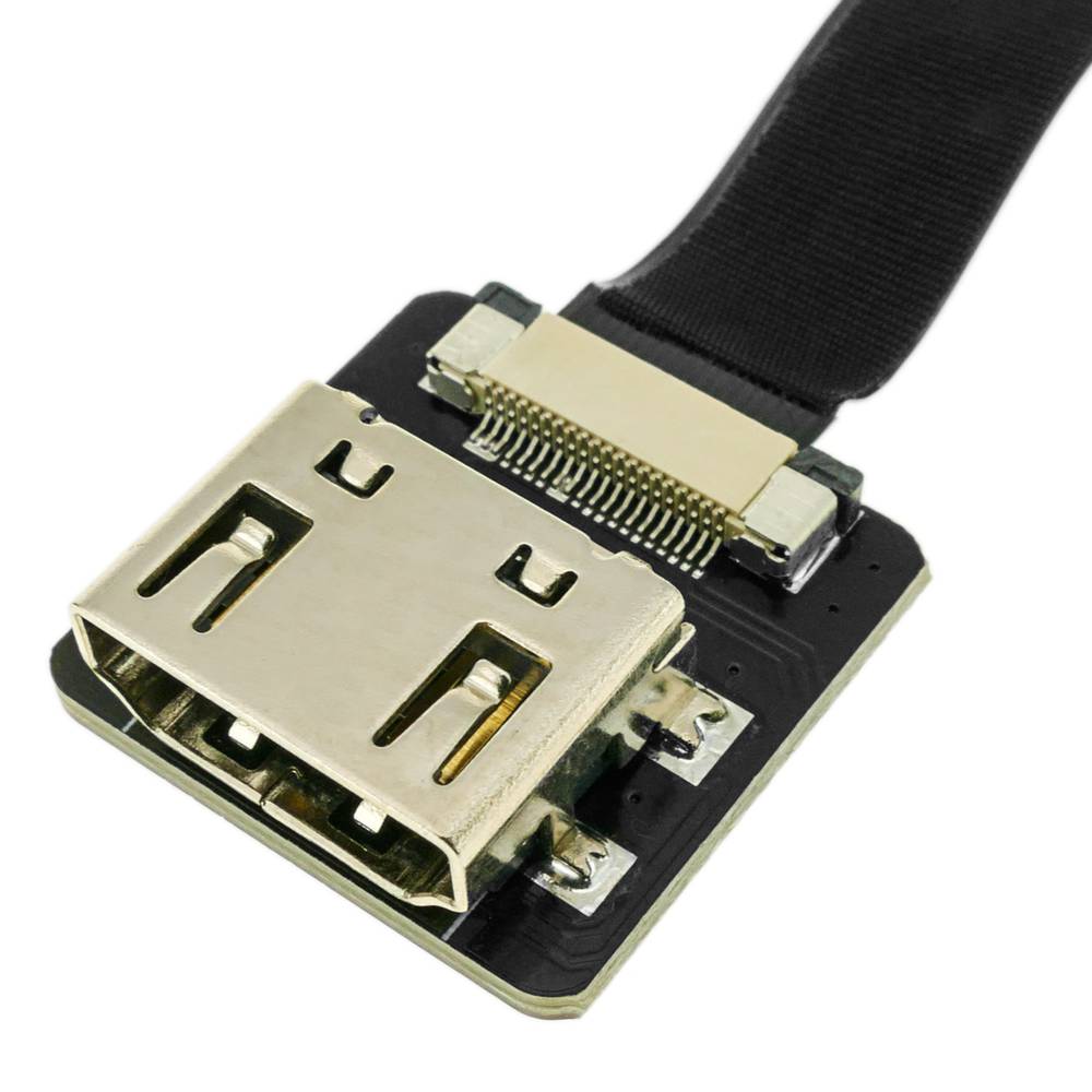 Cavo video piatto HDMI FPV 20 cm da A-maschio a A-femmina