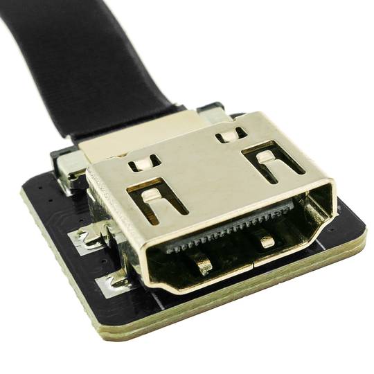 Platte HDMI-videokabel FPV 50 cm A-man naar A-vrouw