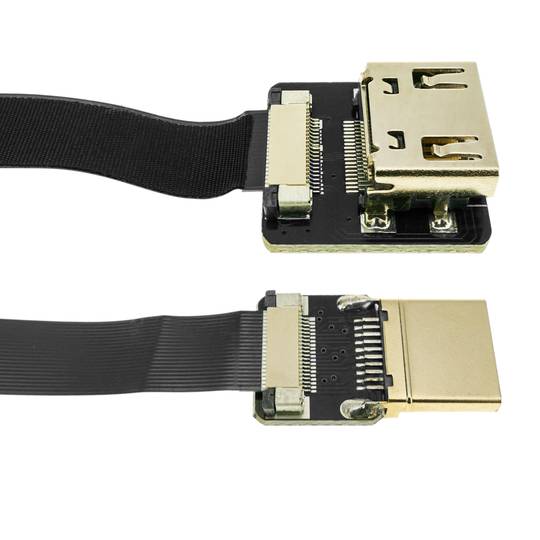 Platte HDMI-videokabel FPV 50 cm A-man naar A-vrouw