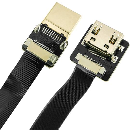 Platte HDMI-videokabel FPV 50 cm A-man naar A-vrouw