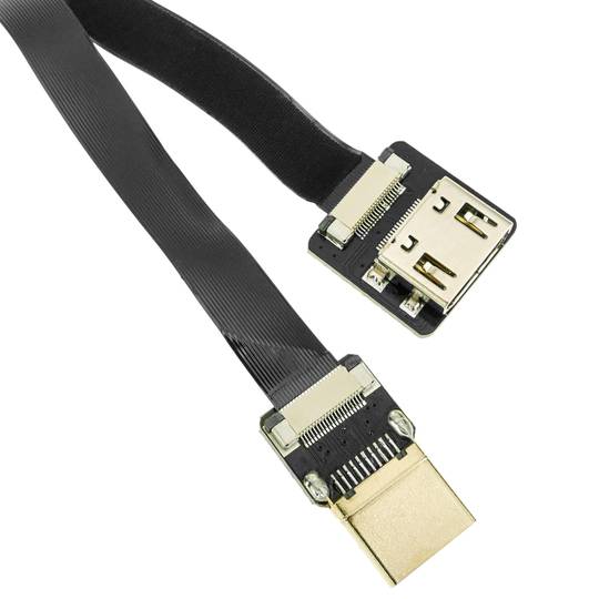Platte HDMI-videokabel FPV 50 cm A-man naar A-vrouw
