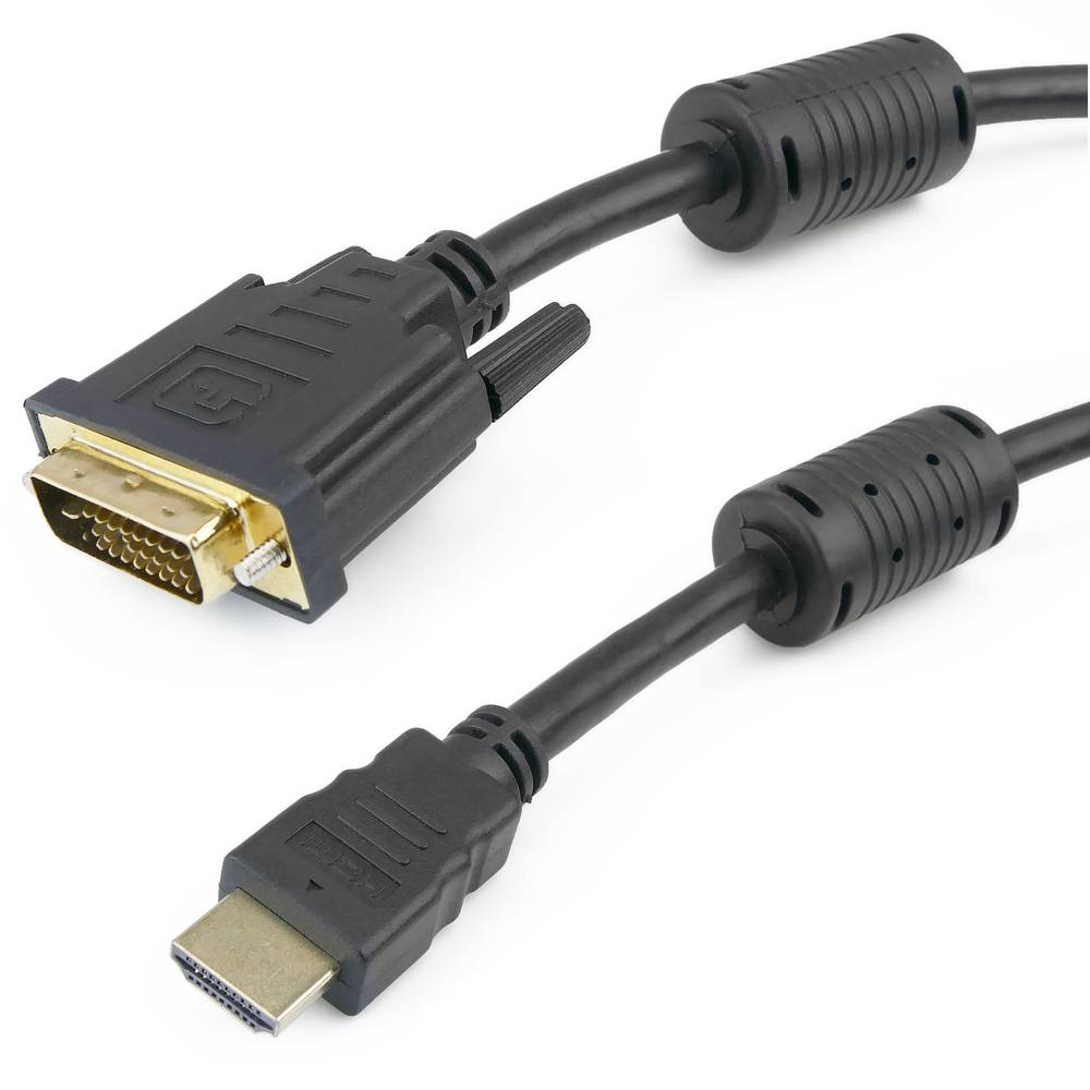 Cuando oscuridad Mancha Super cable HDMI 1.4 de tipo HDMI-A macho a DVI-D macho de 1 m - Cablematic
