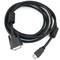 Super cable HDMI 1.4 de tipus HDMI-A mascle a DVI-D mascle de 2 m