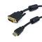 Super HDMI 1.4 kabel HDMI-A type mannelijk naar DVI-D mannelijk 10 m