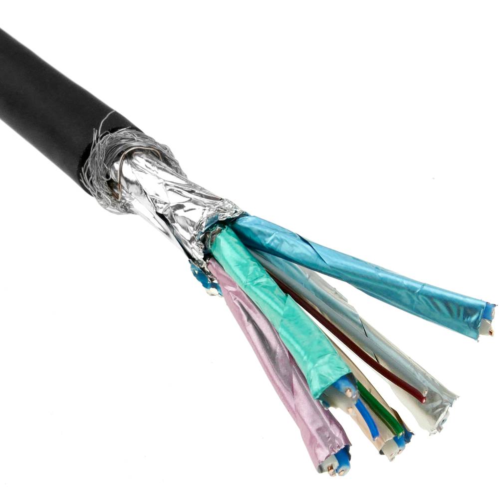 Cable HDMI 10 metros v 1.4 con cubierta de nylon rojo y negro 1080p 4K 3D
