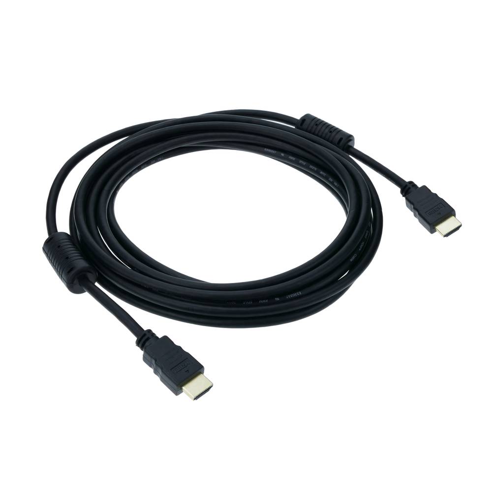 Cable HDMI v2.0 2160p 3M Macho a HDMI Macho Negro 4K 3D 19+1 28AWG