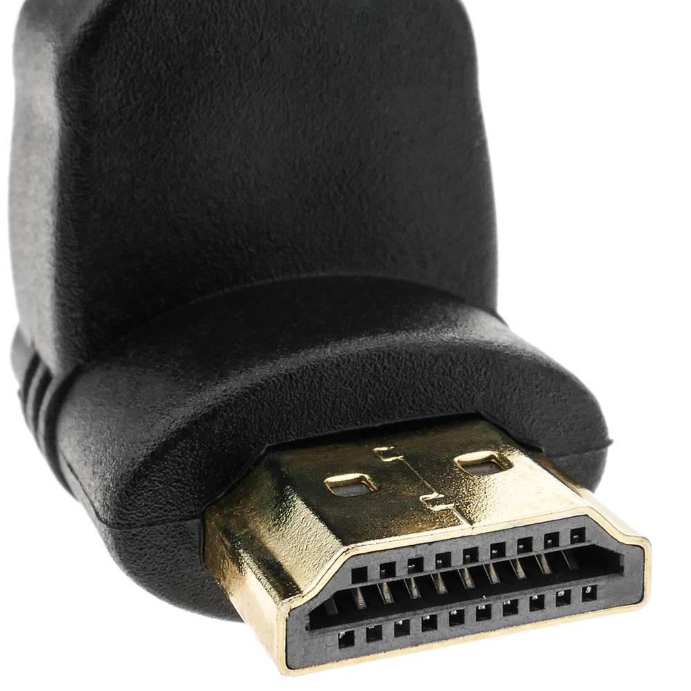 Super kątowy męski kabel HDMI 2.0 z kątem do Ultra HD 4K 1m