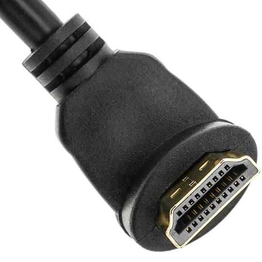 Super cable HDMI 2.0 male layered with angle for Ultra HD 4K 5m