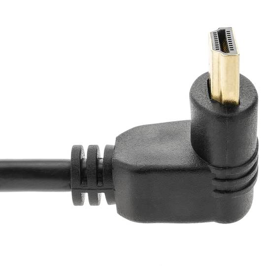 Super cable HDMI 2.0 male layered with angle for Ultra HD 4K 5m