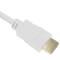 Cavo HDMI 2.0 con connettore maschio di tipo A a connettore maschio di tipo A Ultra HD 4K 3 m bianco