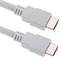 Câble HDMI 2.1 avec connecteur mâle type A vers connecteur mâle type A Ultra HD 4K 8K 1,8m blanc