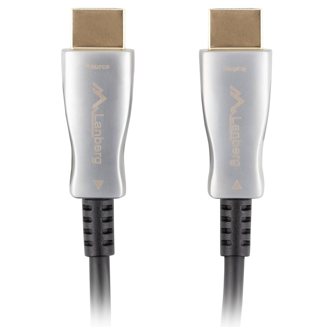 Cable HDMI V2.0 mascle a mascle de 20 m de Lanberg color negre CA-HDMI-20FB-0200-BK
