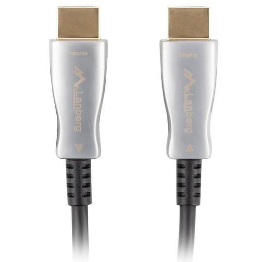 Cable HDMI V2.0 mascle a mascle de 20 m de Lanberg color negre CA-HDMI-20FB-0200-BK