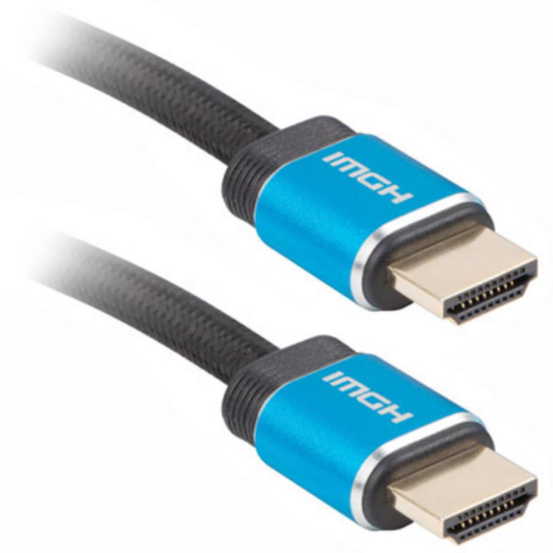 Cabo de vídeo HDMI-A macho 2.0 4K HDCP Lanberg 1m