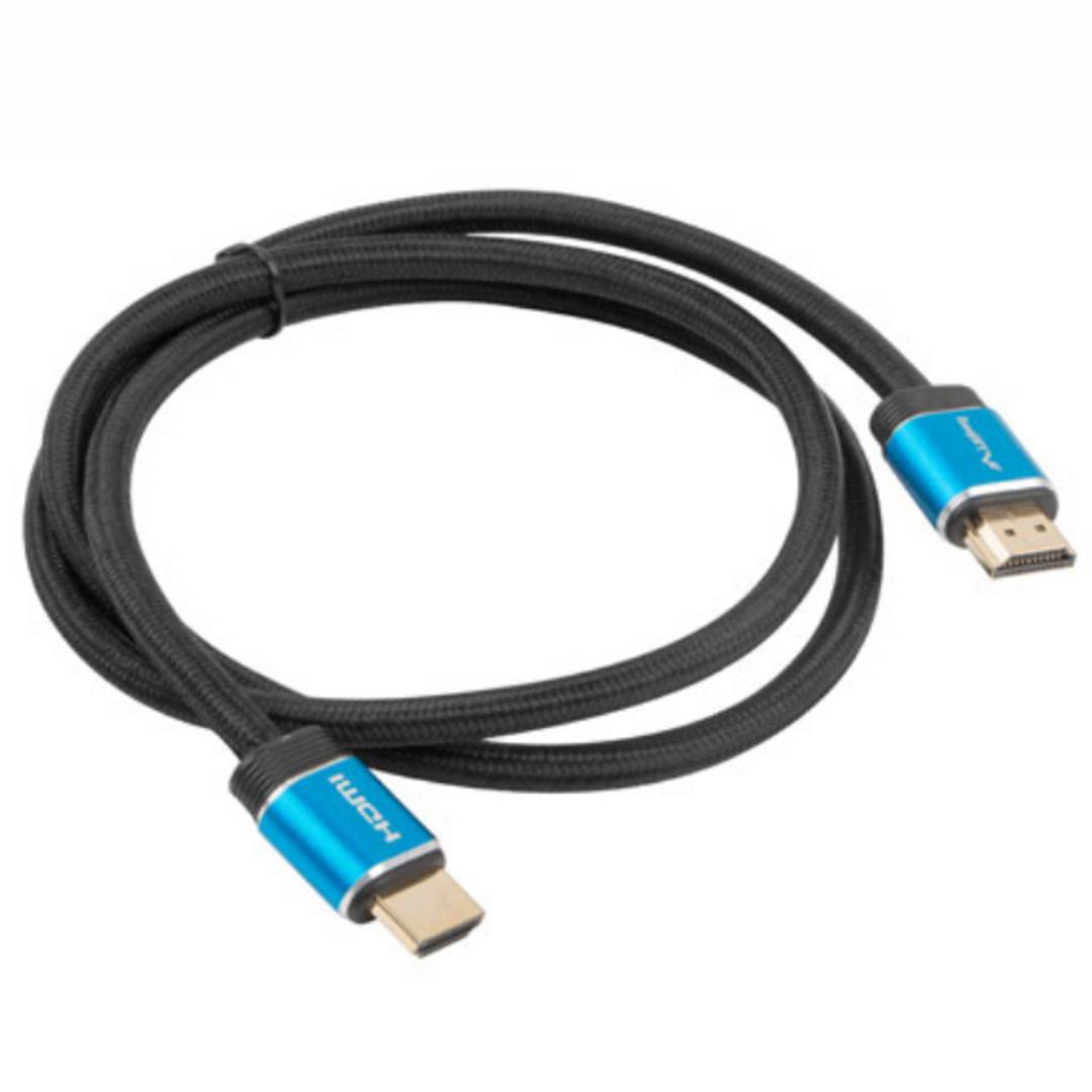 Cabo de vídeo HDMI-A macho 2.0 4K HDCP Lanberg 1m