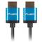 HDMI-A male 2.0 slim video cable 4K Lanberg 1m