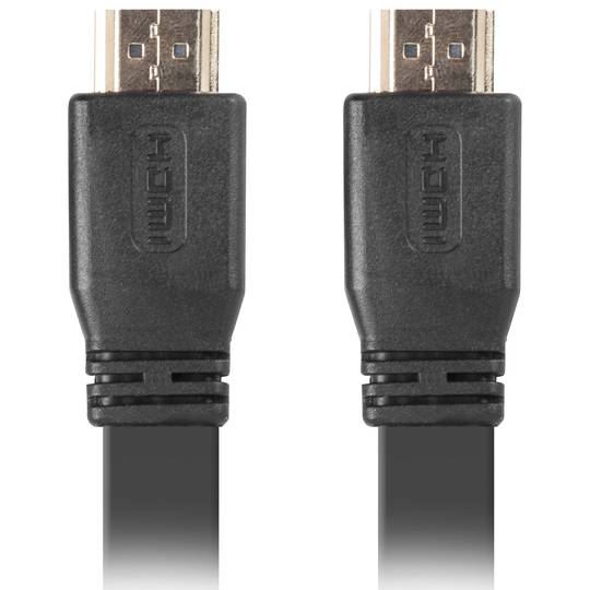 Cable HDMI Lanberg CA-HDMI-21CU-0010-BK HDMI 2.0 macho 4k PLANO de 1m Negro