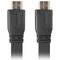 Cable HDMI Lanberg CA-HDMI-21CU-0010-BK HDMI 2.0 macho 4k PLANO de 1m Negro