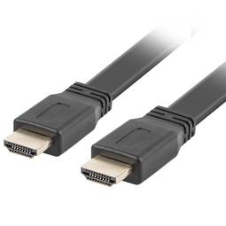 Câble HDMI 2.0 avec connecteur mâle type A vers connecteur mâle type A Ultra HD 4k Plat 1.8m Noir
