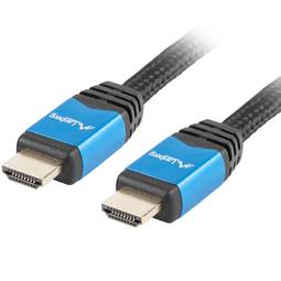 Câble vidéo HDMI-A mâle 2.0 4K aluminium Lanberg 1m