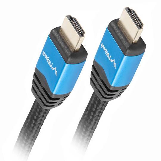 Lanberg aluminiowy kabel wideo HDMI-A męski 2.0 4K 1,8m