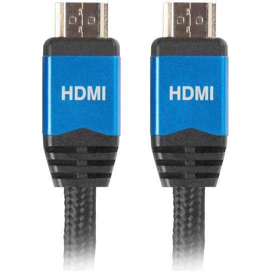Lanberg aluminium HDMI-A male 2.0 4K video cable 3m