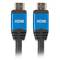 Lanberg aluminium HDMI-A male 2.0 4K video cable 3m