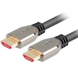 Câble HDMI 2.0 avec connecteur mâle type A vers connecteur mâle type A Ultra HD 4k Premium 1.8m Noir