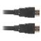 Cable HDMI Lanberg CA-HDMI-11CC-0010-BK HDMI 1.4 macho Alta velocidad 1m Negro