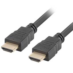 Pacote com 10 unidades Cabo HDMI v1.4 macho para macho 1,8 m Lanberg cor preta CA-HDMI-13CC-0018-BK