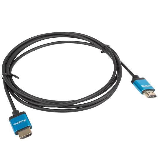 Lanberg HDMI v2.0 macho para macho 1,8 m 4K cabo preto CA-HDMI-22CU-0018-BK