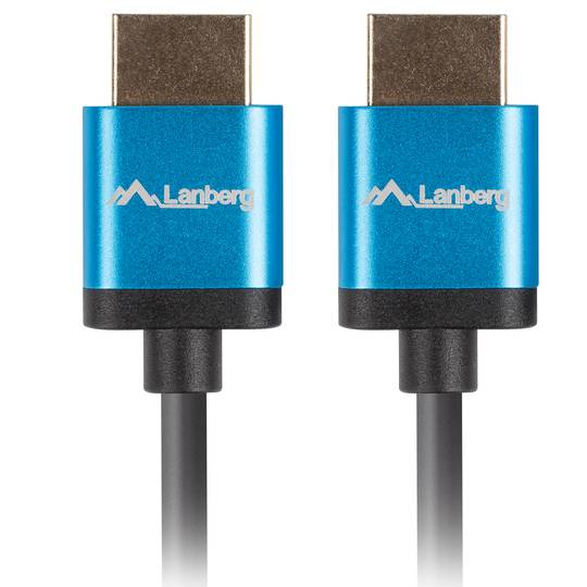 Lanberg HDMI v2.0 macho para macho 1,8 m 4K cabo preto CA-HDMI-22CU-0018-BK