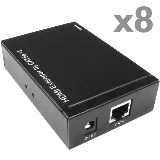 Multiplier 8-Port HDMI Video by Cat.5e