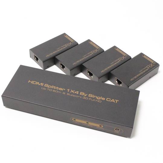 Multiplier 4 HDMI-Videoanschlüsse Cat.6