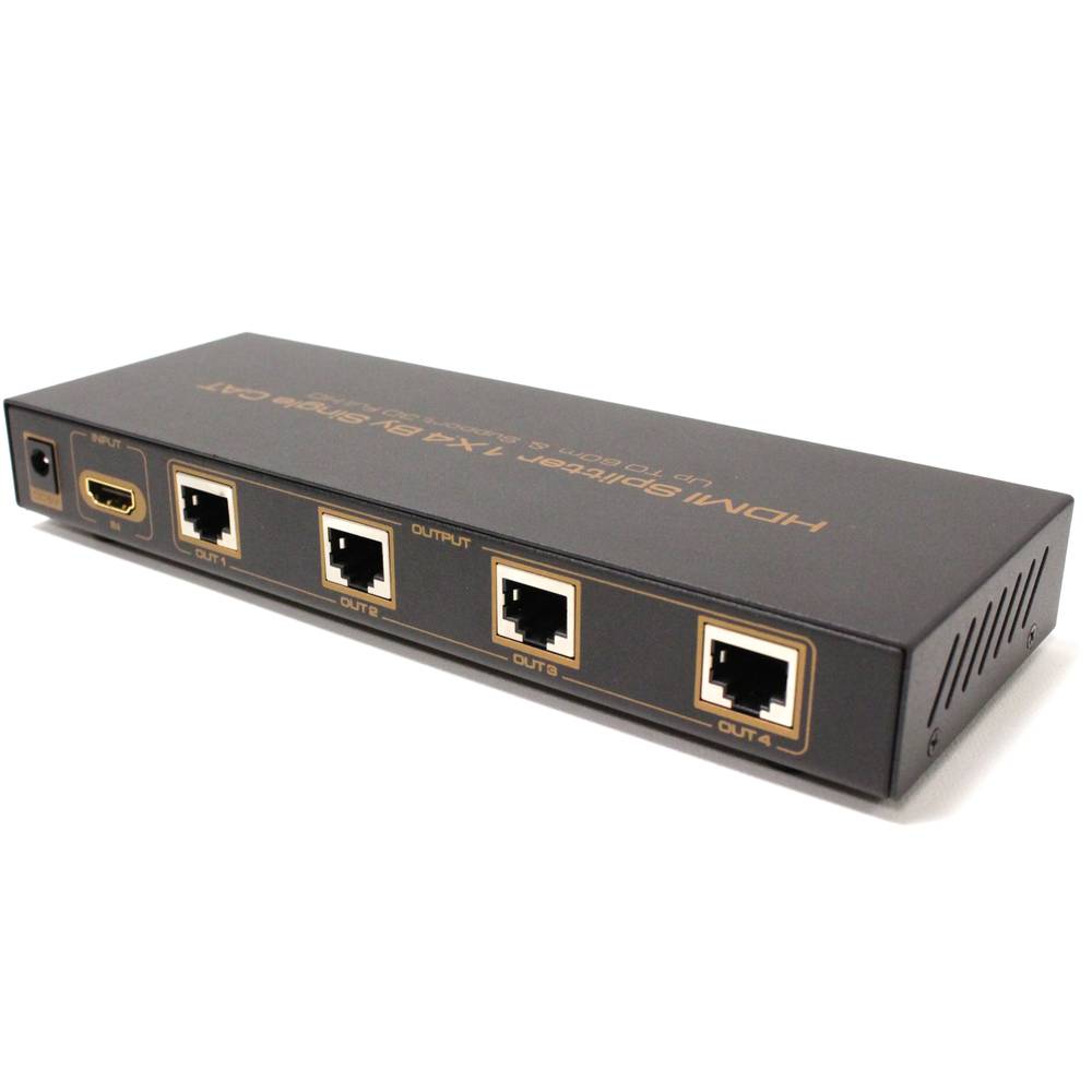 Multiplier 4 HDMI-Videoanschlüsse Cat.6