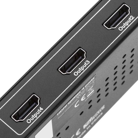 HDMI 1.4b 3D 4K 4-poorts videovermenigvuldiger