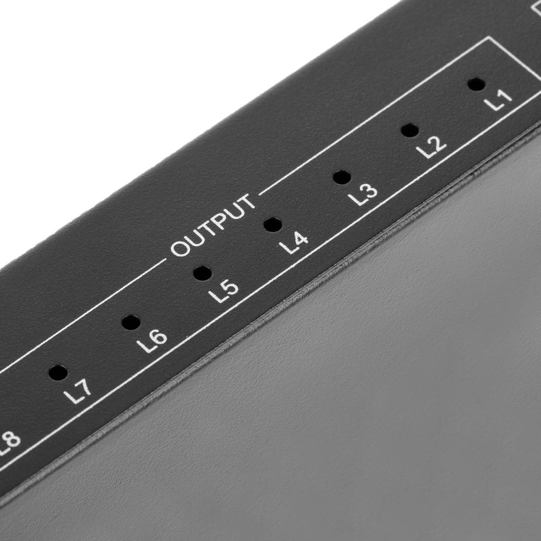 Selector y multlipicador HDMI de 2 entradas a 8 salidas 4K